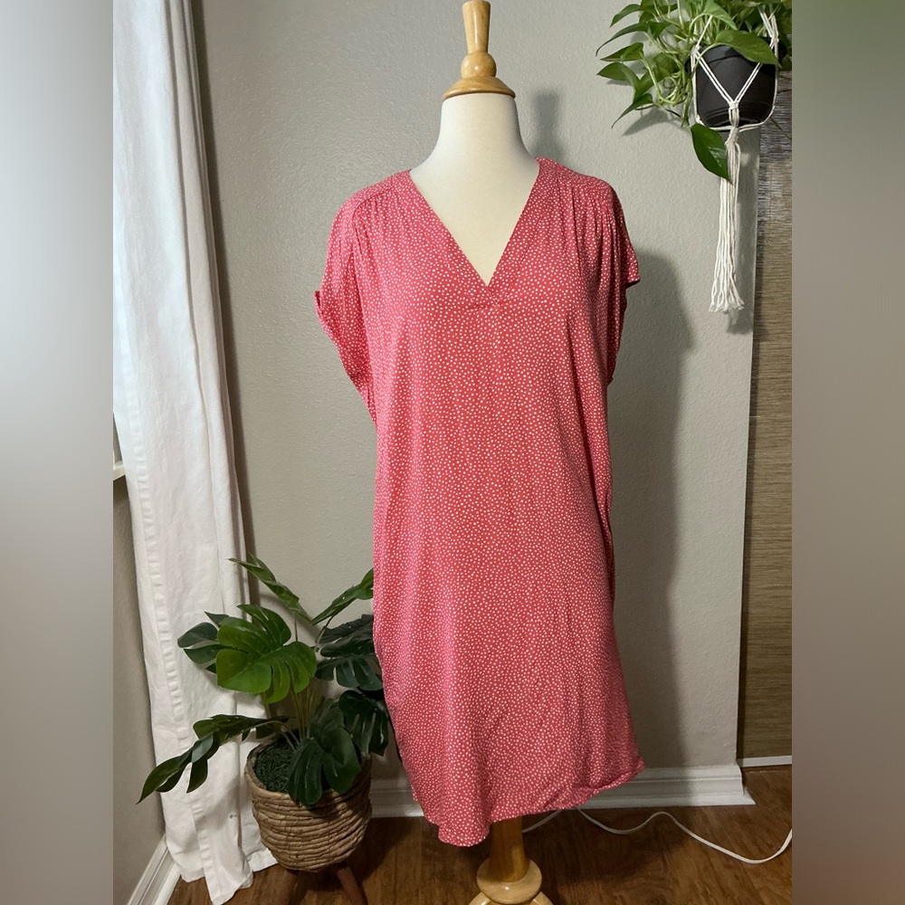 Gap comfy rayon dress with pockets